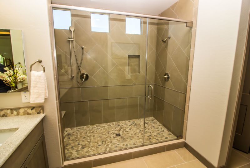 Shower with Integrated Lighting